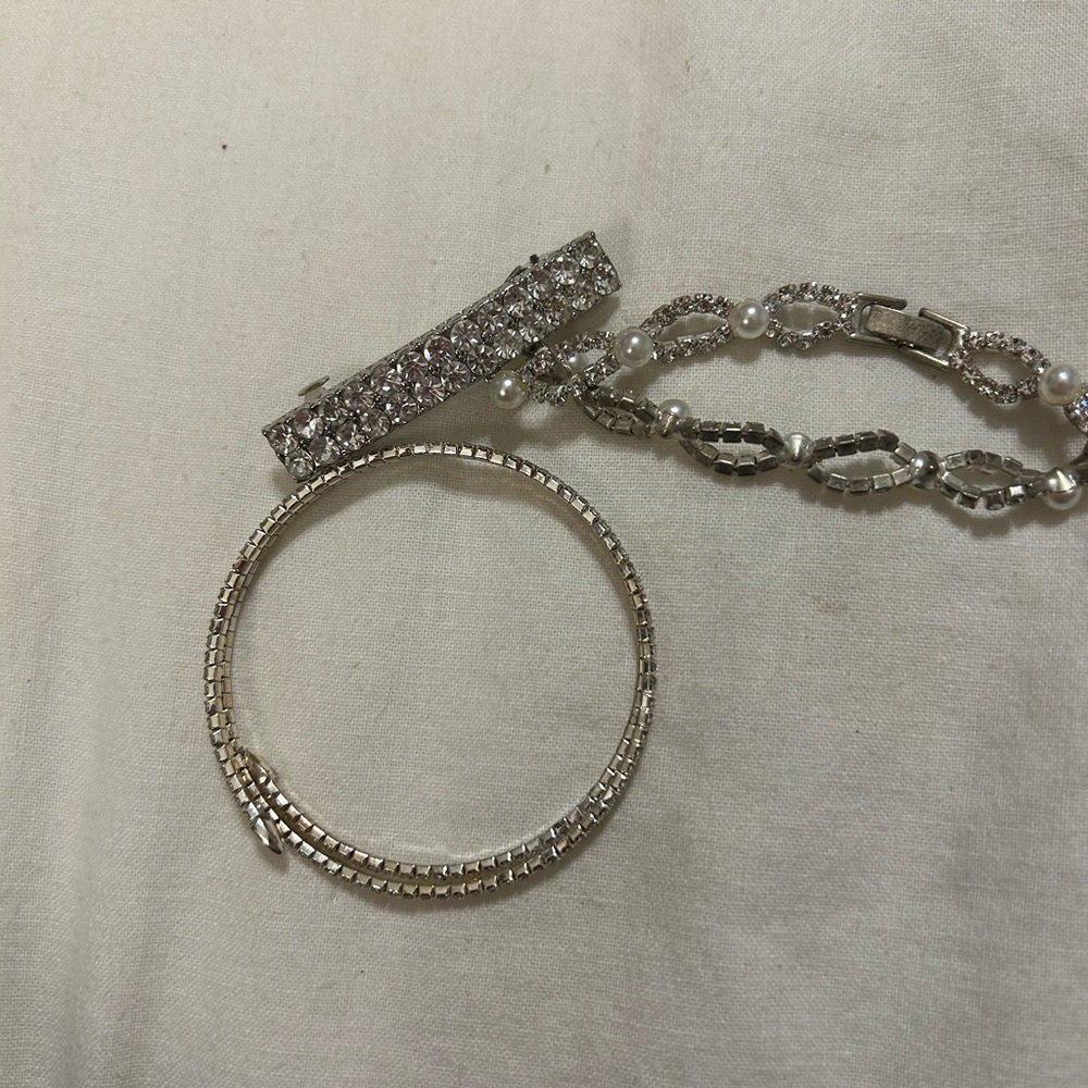 Silver and Diamond Jewelry Assortment